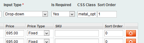 Magento Adding extra field ‘CSS Class’ in Product Custom Options